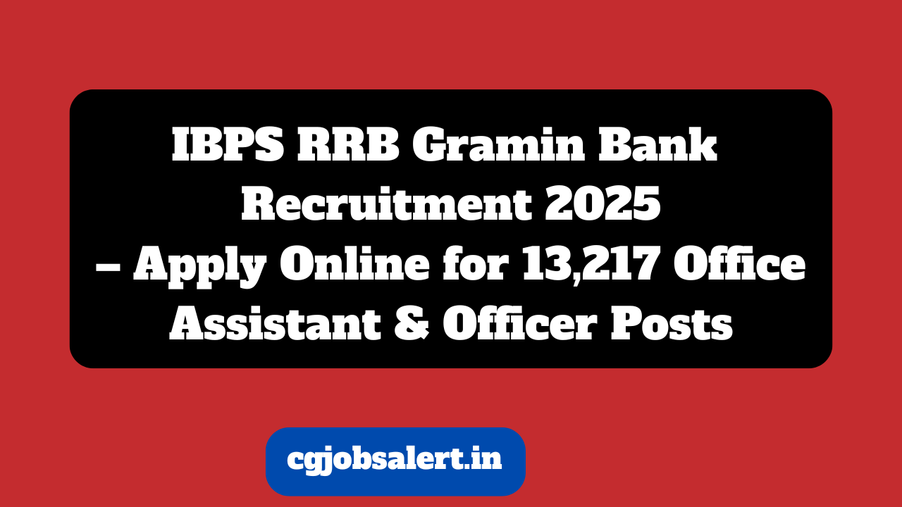 IBPS RRB Gramin Bank Recruitment 2025